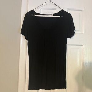 PROJECT SOCIAL T  Natassia Mesh Trim Knit Top